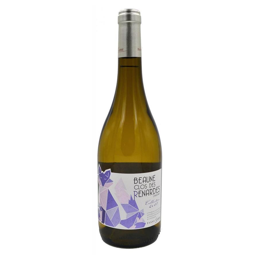 Domaine Fanny Sabre Beaune Clos des Renardes Blanc White Wine bottle with purple label