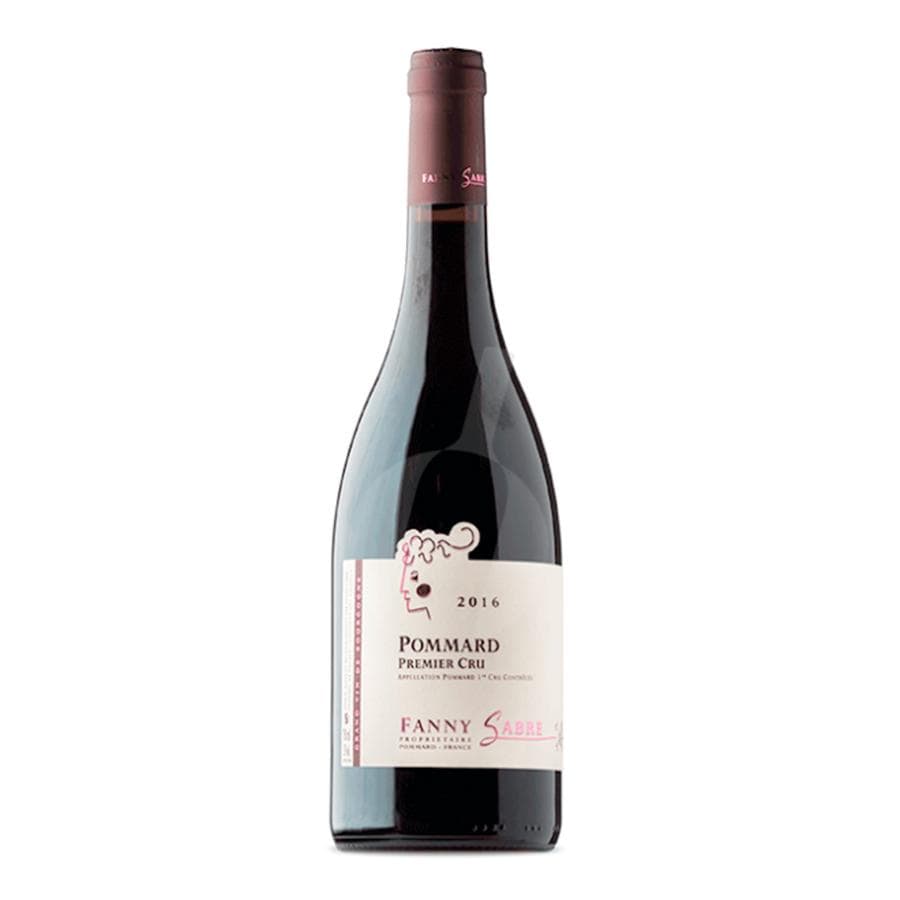 Domaine Fanny Sabre Pommard 1er Cru Red Wine bottle with Burgundy Foil top