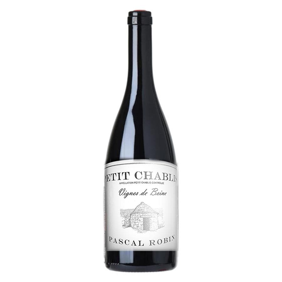 Pascal Robin Petit Chablis Vigne de Beine White Wine Bottle with White Label